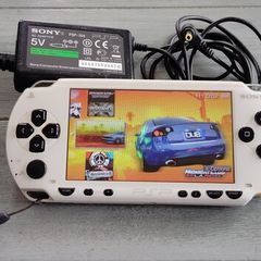 Psp Modded 64gb White Original battery Original charger working