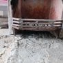 fireplace fire back and steel grate Image 5