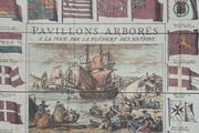 Collectable Block of the Navy flags in 1750