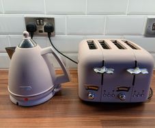 kettle and toaster delonghi pink Argento flora