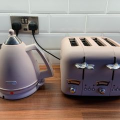 kettle and toaster delonghi pink Argento flora