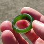 Stunning Polished and Carved Jade Ring Image 8
