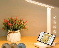 LED Desk Lamp, Reading Lamp with Touch Control, No Flicker, Foldable Table Lamp USB Plug in DC5V 1A , Eye Caring Reading Light for Office, Home, Dormitory (FREE POSTAGE)