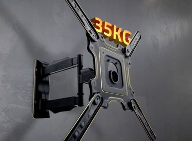 TV Wall Mount Bracket Arm Tilt Swivel 17-56"