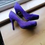 Women's Shoe's Purple Suede UK 6 euro Image 3