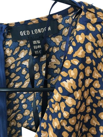 QED dress Animal Print size 16 New