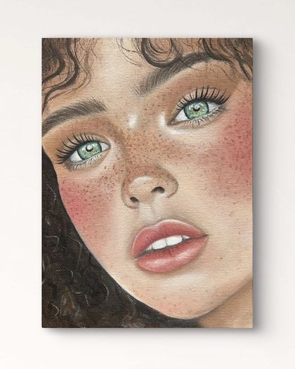 Original oil painting on canvas board