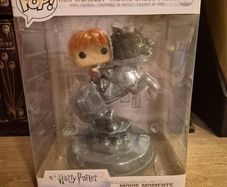 Funko Pop! Ron Weasley Riding Chess Piece 82 , Movie Moments (Mint, Never Opened)