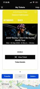 Asap rocky 3 arena