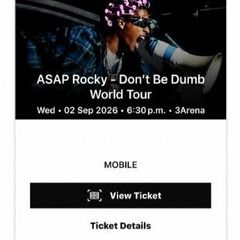 Asap rocky 3 arena