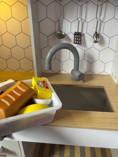 wooden play kitchen