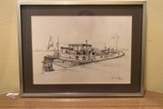Original Pencil Sketch of Argo