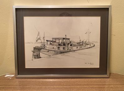 Original Pencil Sketch of Argo