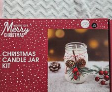 Christmas candle jar kit