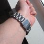Seiko Prospex Speedtimer Solar 39mm Chronograph White Dial Steel Case Bracelet Watch Image 5