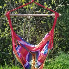 Hammock chair with two pillows
