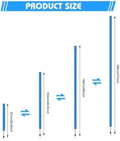football Agility Training Slalom Poles Set