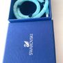 Swarovski Crystaldust Three Spiral Wrap Bangle, Blue Crystals Image 2