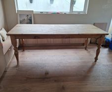 Solid wood dining table - price reduced!
