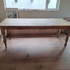 Solid wood dining table - price reduced!
