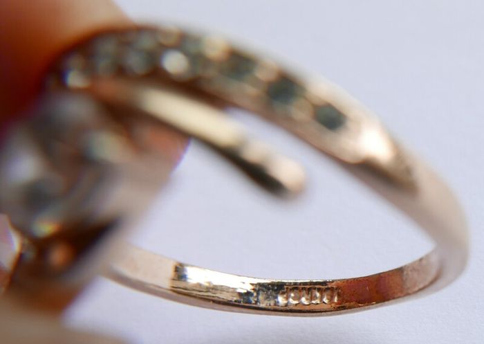 Vintage 18K GP Gold Plated Ring size M
