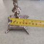 Small Silver Plated Candle Stick Holder. Image 4
