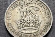 1929 United Kingdom  1 Shilling - George V silver coin