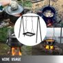 BRAND NEW Swing Grill Campfire Cooking Stand Multi-Use Carbon Steel Equipment Easy to Install Height Adjustable Camping Outdoors Image 6