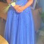 Debs dress Grantley Periwinkle Dress. Image 3