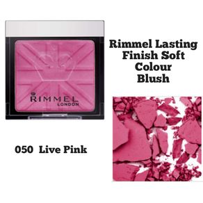 Rimmel Lasting Finish Soft Colour Blush - 050 Live Pink - New
