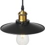 Vintage Industrial Style Ceiling Pendant Lights,Set of 3 Black Metal Pendant Lights,Hanging Light Fixture for Kitchen Island,Farmhouse,Living Room,Bedroom (FREE POSTAGE) Image 4