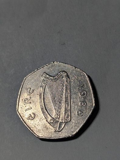 Dublin Millennium 50 pence