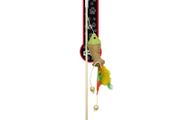 Pet Nova Cat Rod With Fish With Feathers Toy