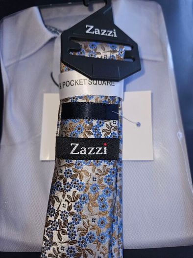 Cavani 3 piece Communion Suit (shirt, tie and pocketsquare included)