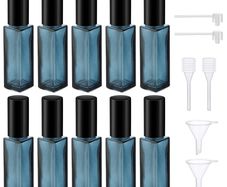 Brand New Perfume Atomizer 10ml 10 Pack Glass Bottle with Funnel for Refilling