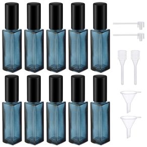 Brand New Perfume Atomizer 10ml 10 Pack Glass Bottle with Funnel for Refilling