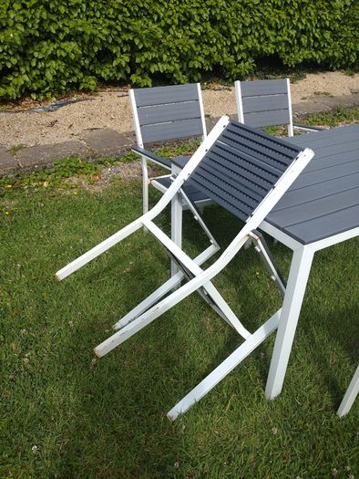 Garden table and chairs