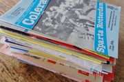 60+ Irish League football programmes