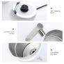 Milk Frother 3 in 1 Electric Steamer for Making Latte Cappuccino Coffee Milk Warmer Foamer Heater Non-Stick Auto Shutoff Image 7