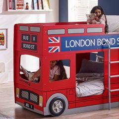 kids bus bunk bed