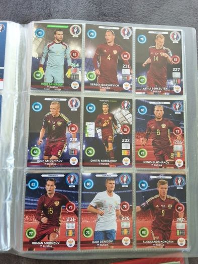 Euro 2016 france cards