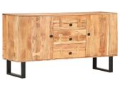 Sideboard 150x40x75 cm Solid Acacia Wood
