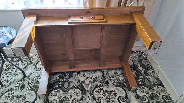Solid wood coffee table