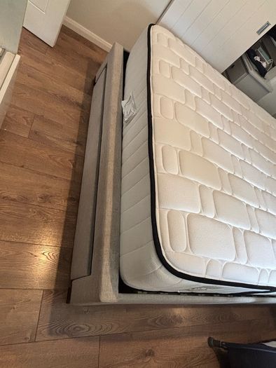 King size bed and mattress
