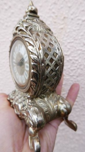 Vintage West German Splendex Working Mantel Clock