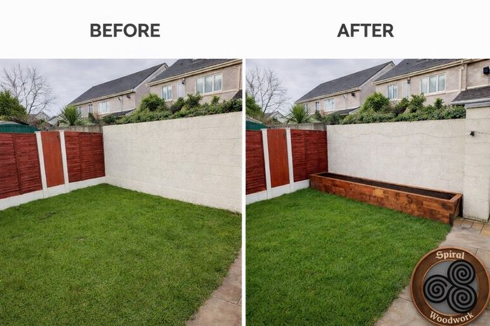 Sleepers Raised Garden Bed Wall Planter