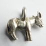 Vintage 925 Sterling Silver  Donkey  Charm 2,1g Image 7