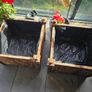 4 wooden planters Image 5