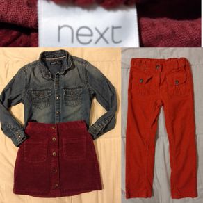 Next Skirt, Denim Top And Corduroy Jeans