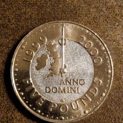 Commemorative Millennium Five Pound Coin